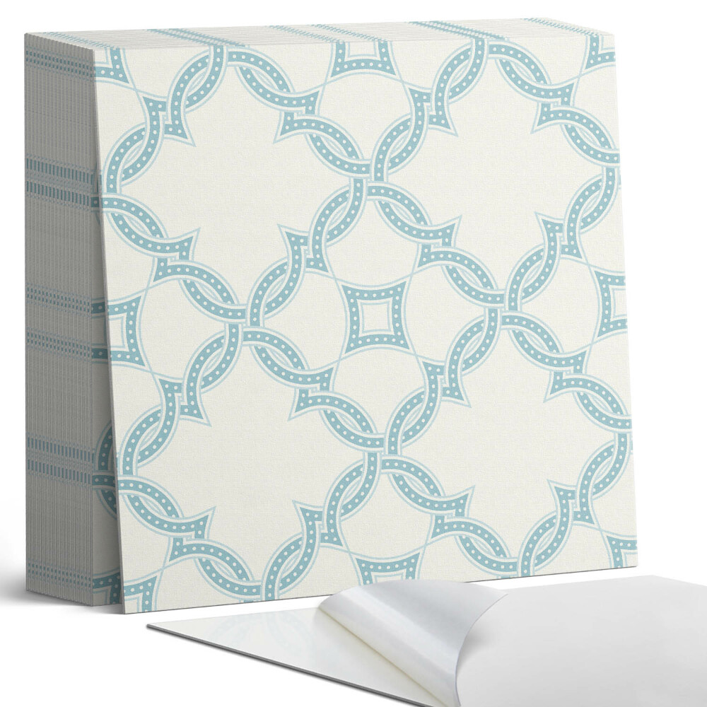 Plăcile de vinil Motive împletite într-o compoziție de plasă