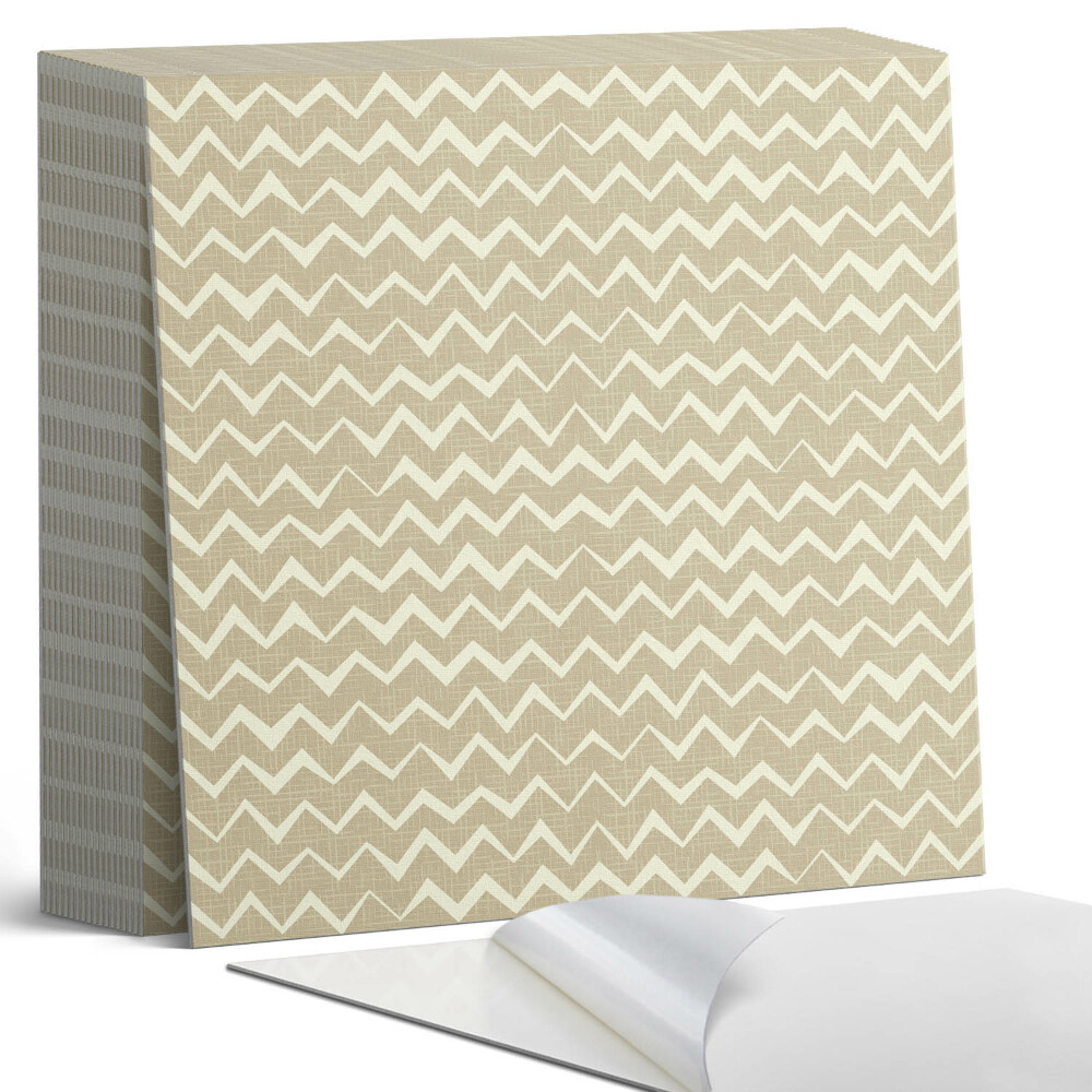 Plăci de vinil autoadezive Zig-zaguri pe un fundal texturat