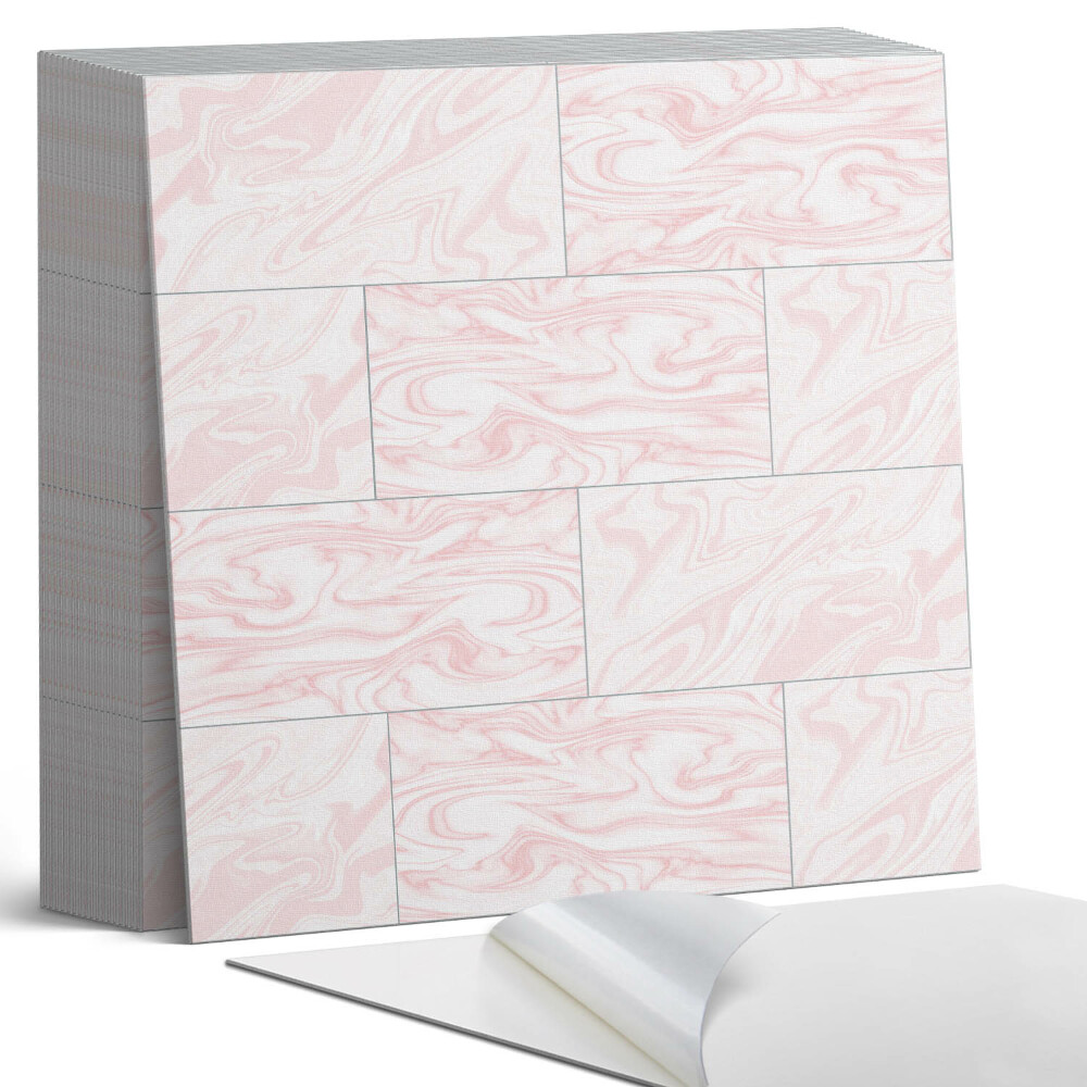 Plăcile de vinil Valuri de marmură într-un stil elegant