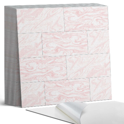 Plăcile de vinil Valuri de marmură într-un stil elegant