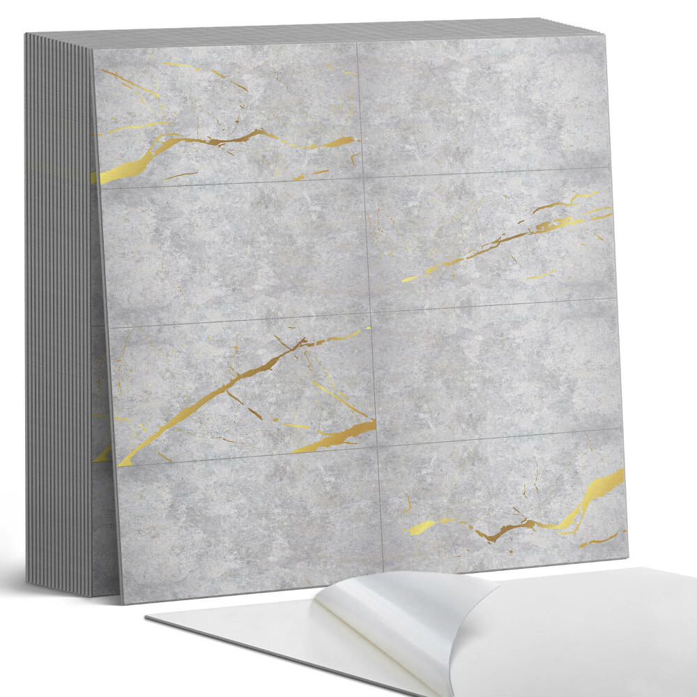 Plăci din PVC autoadezive Model de marmură într-un stil elegant