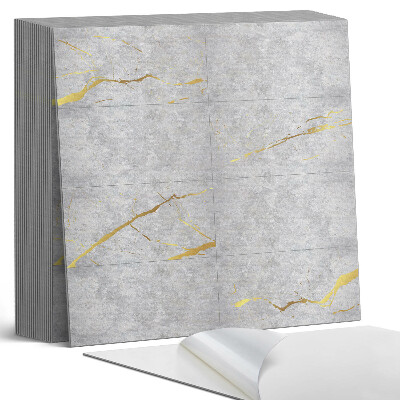 Plăci din PVC autoadezive Model de marmură într-un stil elegant