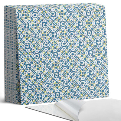 Plăcile de vinil Motiv geometric cu accent floral
