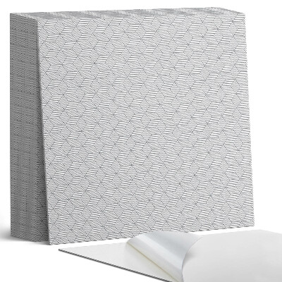 Plăci de vinil autoadezive Frunze hexagonale într-un stil dinamic