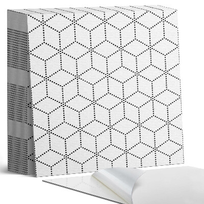 Plăci din PVC autoadezive Motiv hexagonal cu puncte