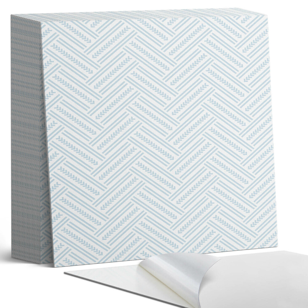 Plăcile de vinil Model în zig-zag cu accente liniare