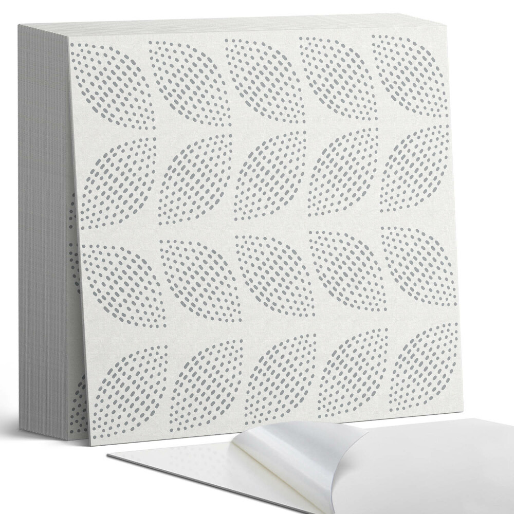 Plăci de vinil autoadezive Motiv cu frunze și puncte