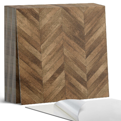 Plăci din PVC autoadezive Model de scânduri în spic de hering