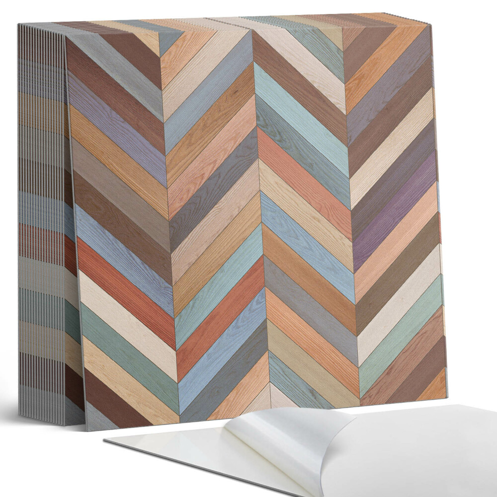 Plăci de vinil autoadezive Model de hering în stil lemnos