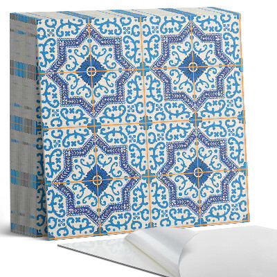 Plăci de vinil autoadezive Ornamente din faianță într-un stil elegant