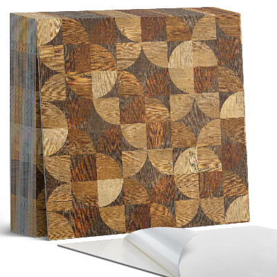 Plăci din PVC autoadezive Un model inspirat de geometria lemnului