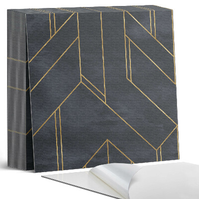 Plăcile de vinil Model de linii și forme geometrice