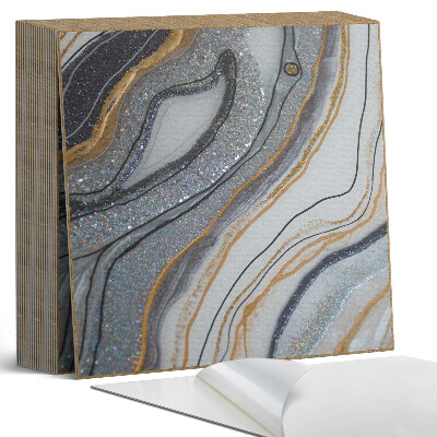 Plăci de vinil autoadezive Valuri abstracte cu efect de lumină