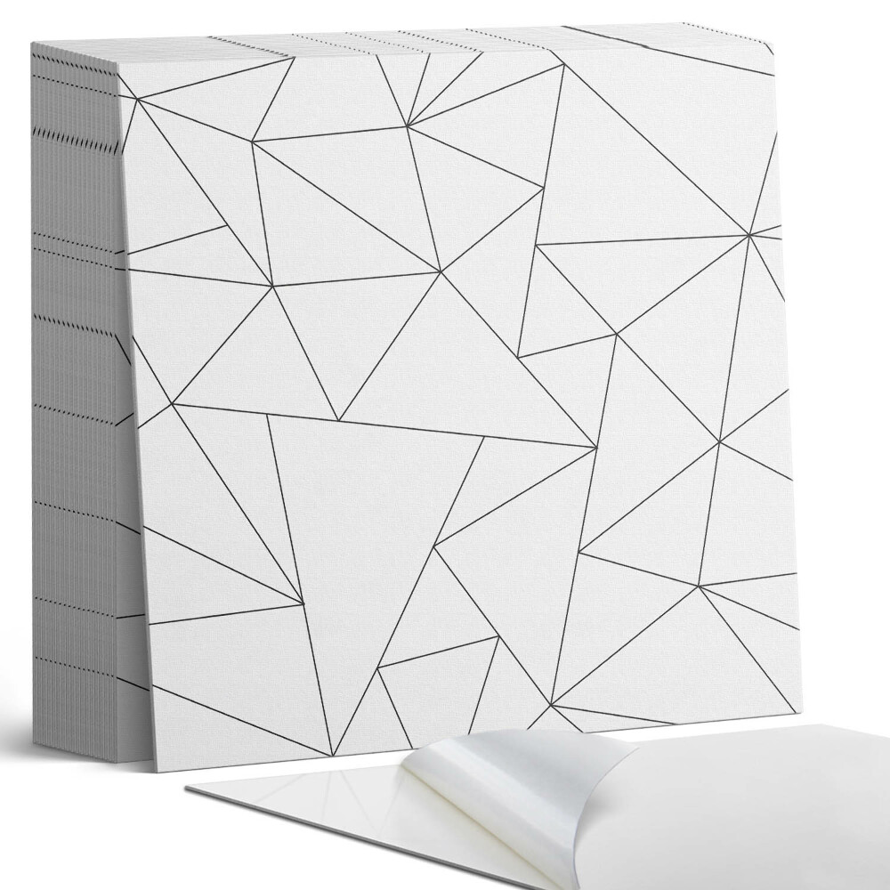 Plăci de vinil autoadezive Triunghiuri geometrice într-un stil abstract