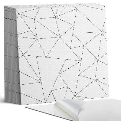 Plăci de vinil autoadezive Triunghiuri geometrice într-un stil abstract