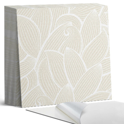 Plăci de vinil autoadezive Frunze subtile în modele ondulate