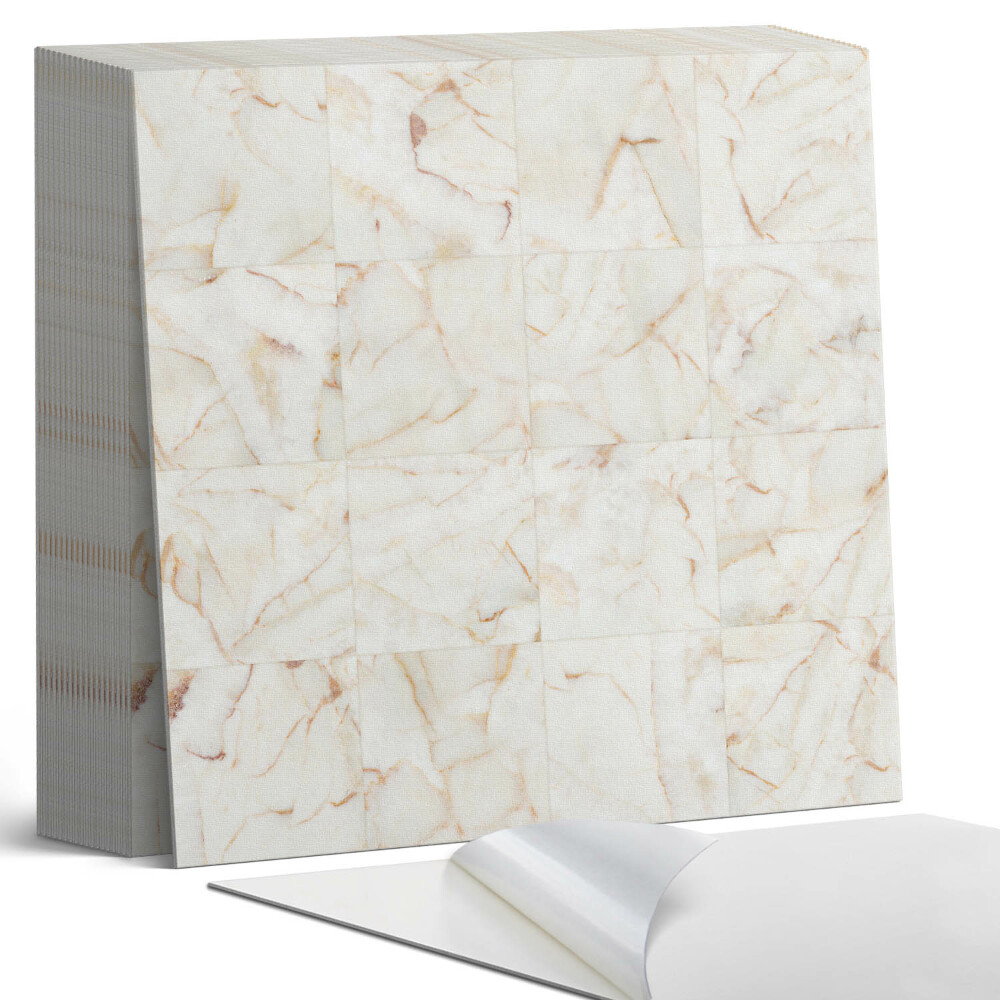 Plăcile de vinil Plăci de marmură într-un stil elegant