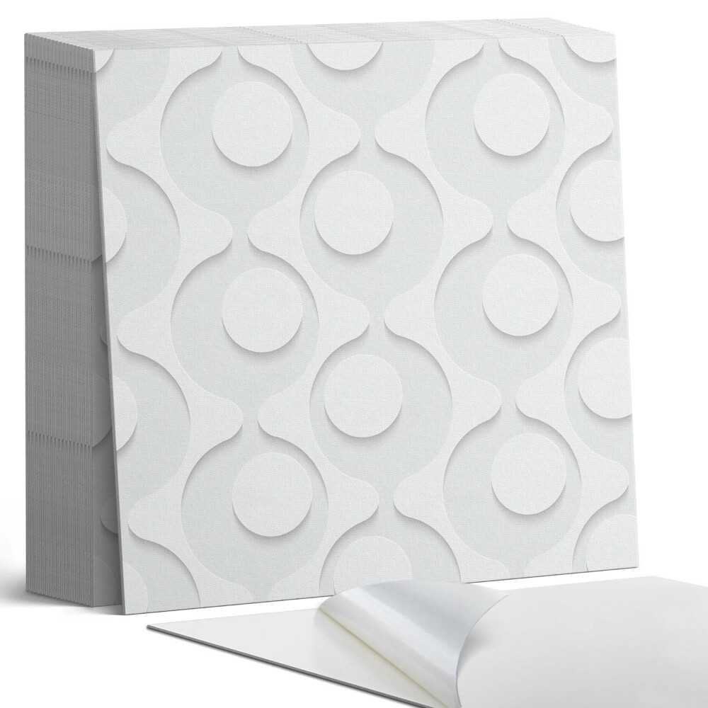 Plăci din PVC autoadezive Motiv abstract cu cercuri