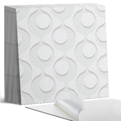 Plăci din PVC autoadezive Motiv abstract cu cercuri