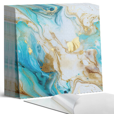 Plăci de vinil autoadezive Valuri și pete într-un stil abstract