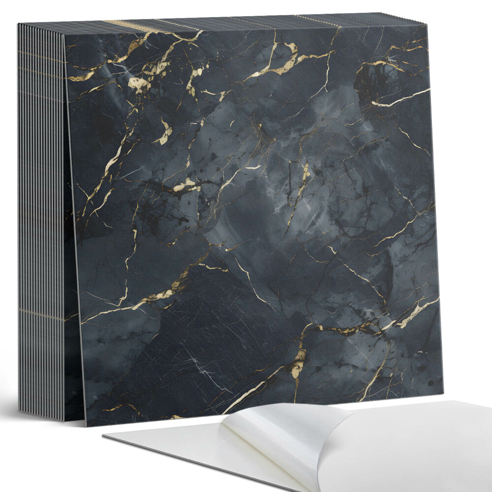 Plăci din PVC autoadezive Marmură elegantă cu vene delicate