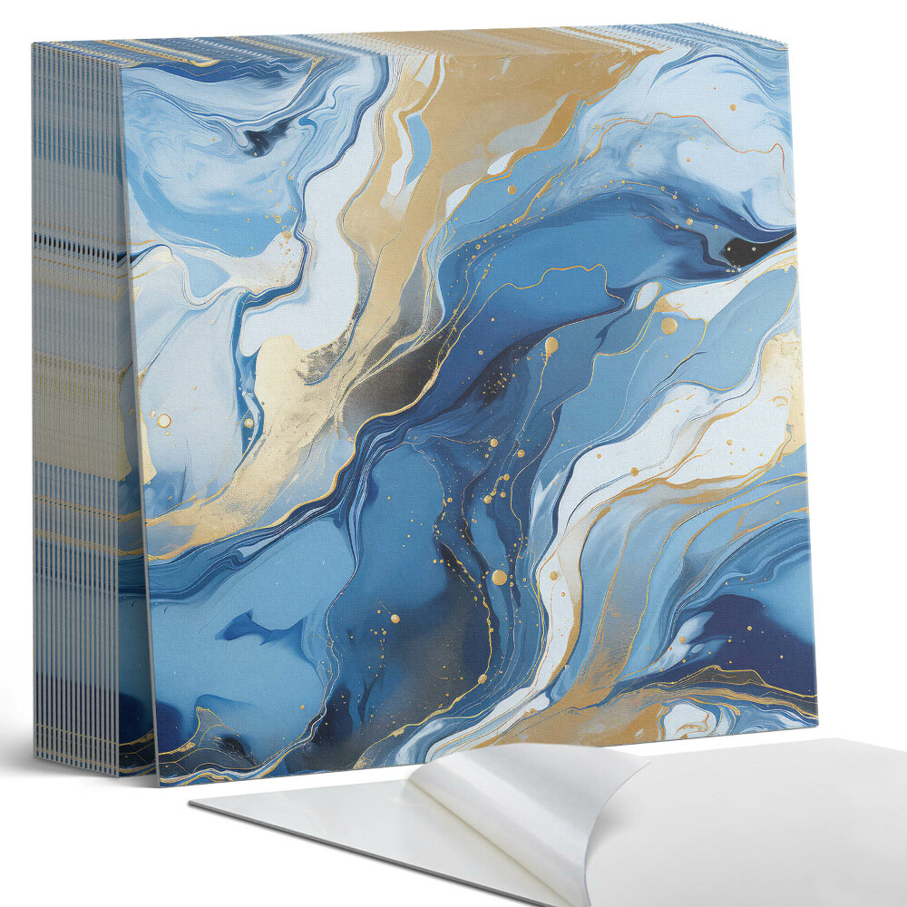 Plăcile de vinil Valuri și pete într-un stil abstract