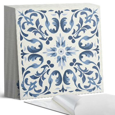 Plăci din PVC autoadezive Motiv floral pe ceramică