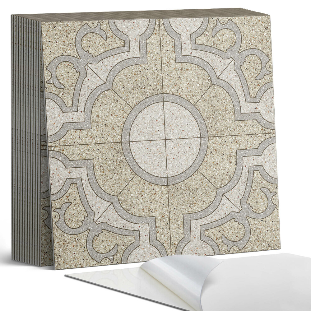 Plăcile de vinil Mozaic cu motive decorative