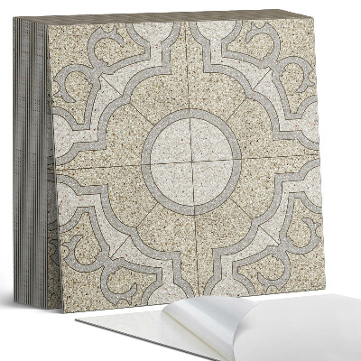 Plăcile de vinil Mozaic cu motive decorative