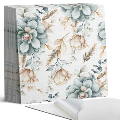 Plăcile de vinil Motiv floral vegetal