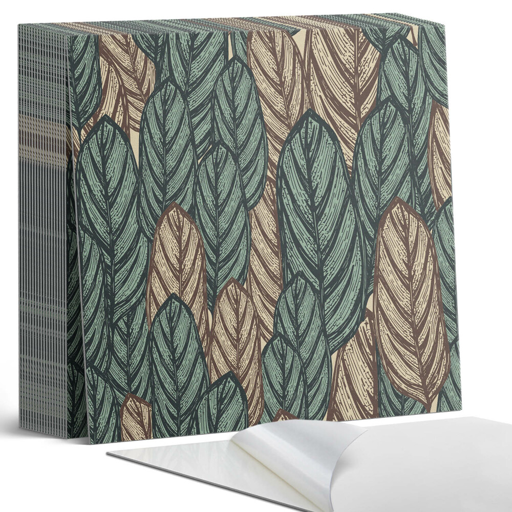 Plăci din PVC autoadezive Motivul frunzelor