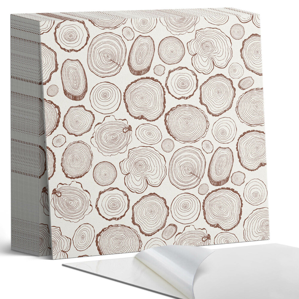 Plăci de vinil autoadezive Inelele copacilor