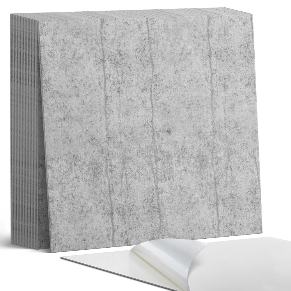 Plăci din PVC autoadezive Textură de beton cu ilustrații