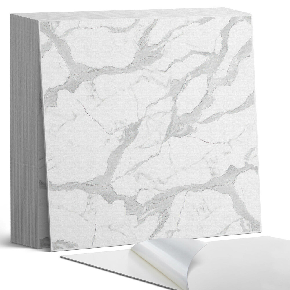 Plăci din PVC autoadezive Vene de marmură într-o versiune elegantă