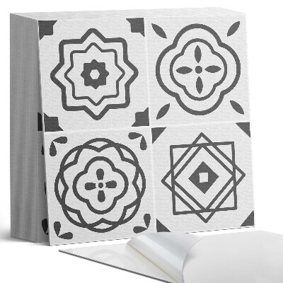 Plăci din PVC autoadezive Modele geometrice în forme pătrate