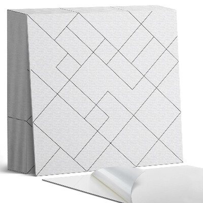 Plăcile de vinil Motivul liniilor abstracte