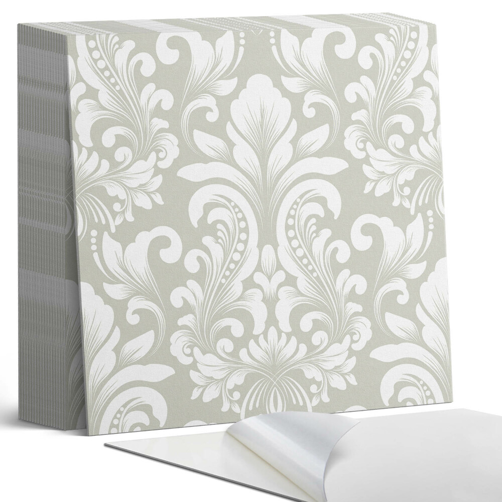 Plăci de vinil autoadezive Un motiv vegetal cu detalii decorative