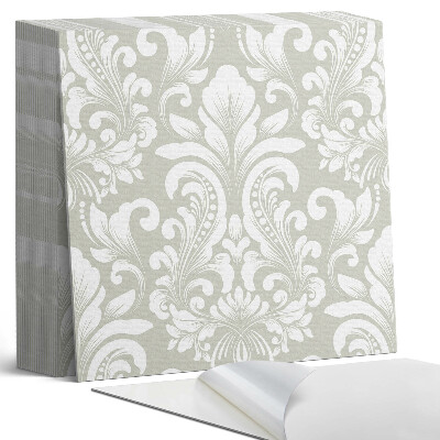 Plăci de vinil autoadezive Un motiv vegetal cu detalii decorative