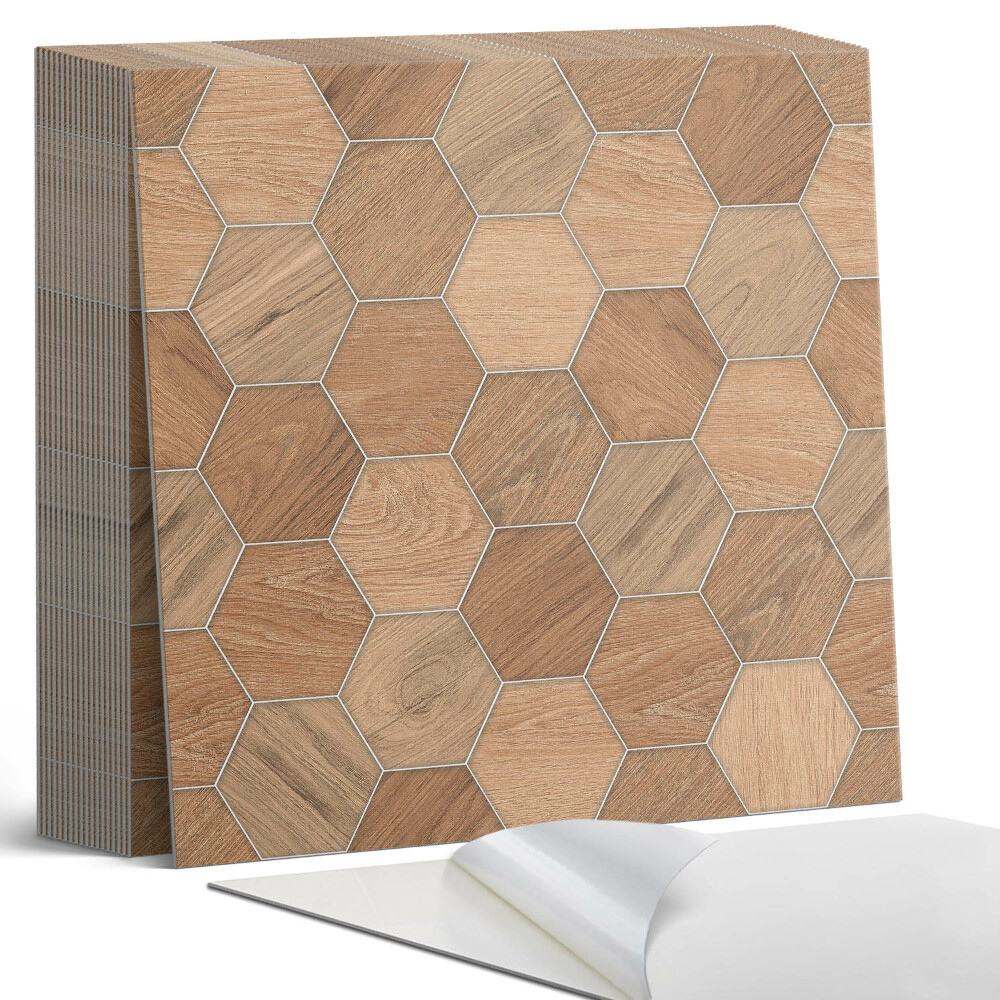 Plăci din PVC autoadezive Model hexagonal pe suprafață