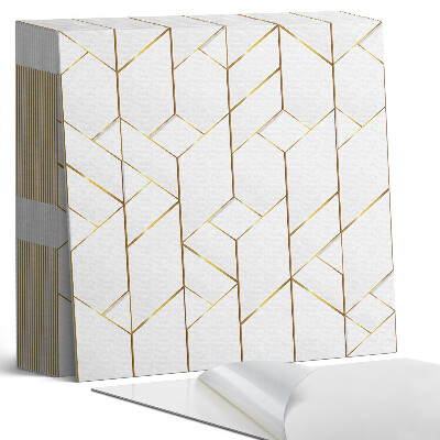 Plăcile de vinil Linii elegante într-un aranjament geometric