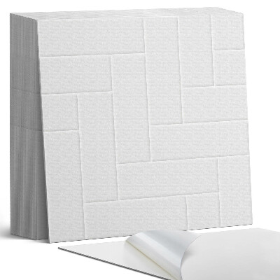 Plăci din PVC autoadezive Modele retro de spic de cărămidă