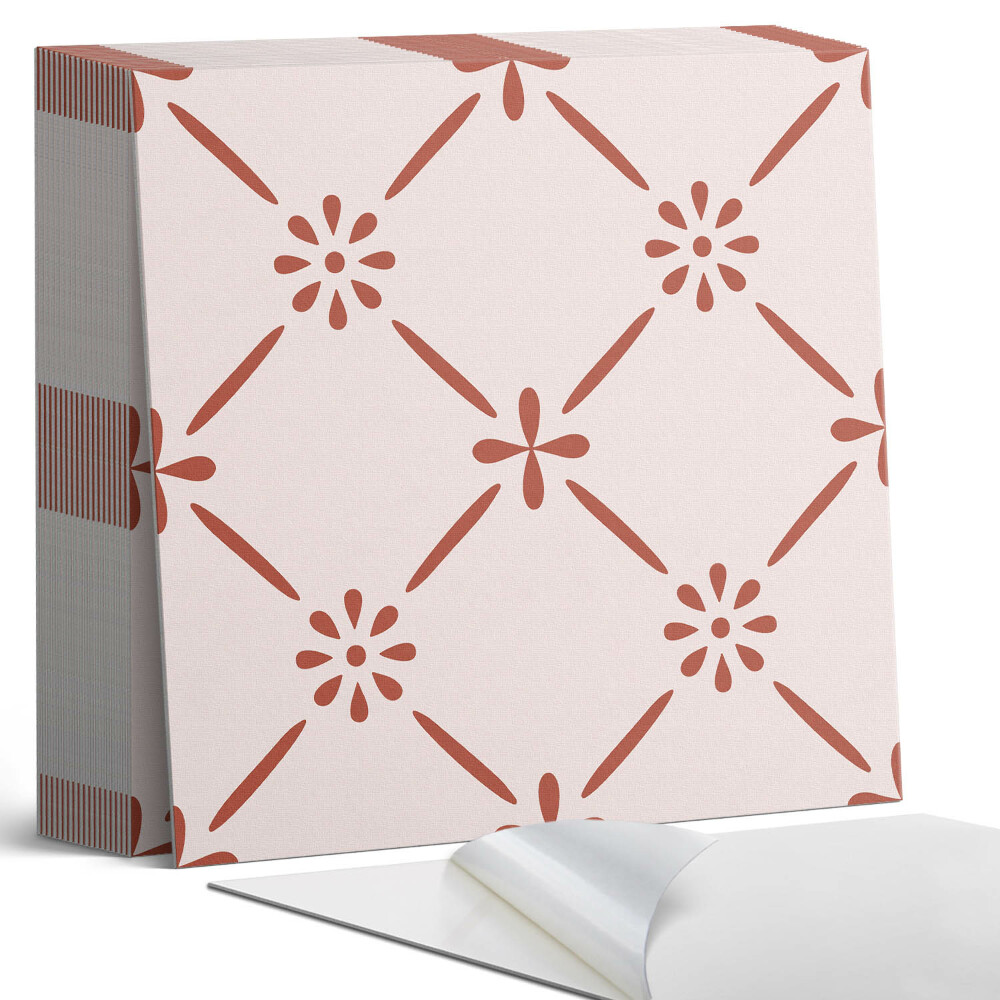 Plăcile de vinil Design floral într-o versiune elegantă