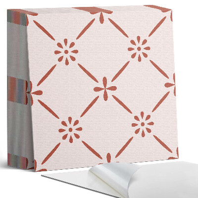 Plăcile de vinil Design floral într-o versiune elegantă