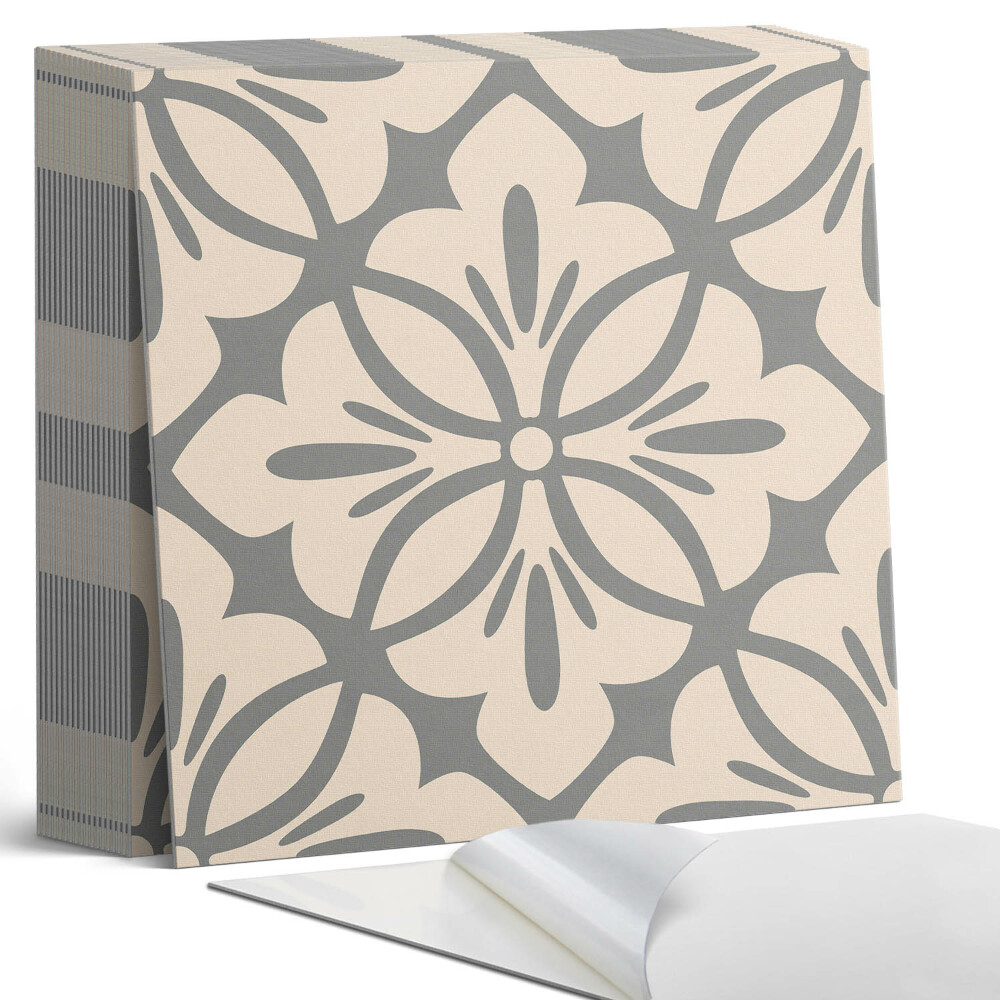 Plăcile de vinil Motiv floral cu accente subtile