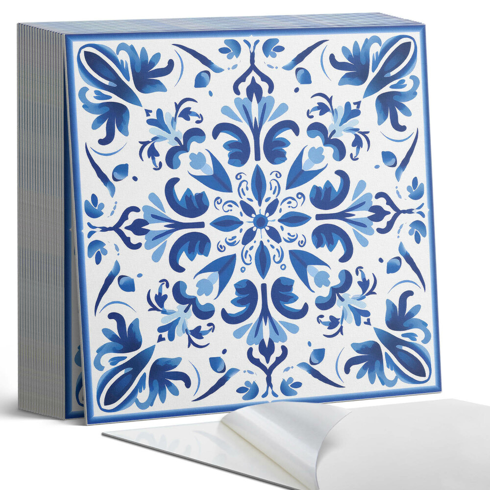 Plăcile de vinil Simetria florală în plină desfășurare