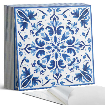 Plăcile de vinil Simetria florală în plină desfășurare