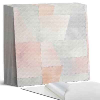 Plăci din PVC autoadezive Geometrie pastelată