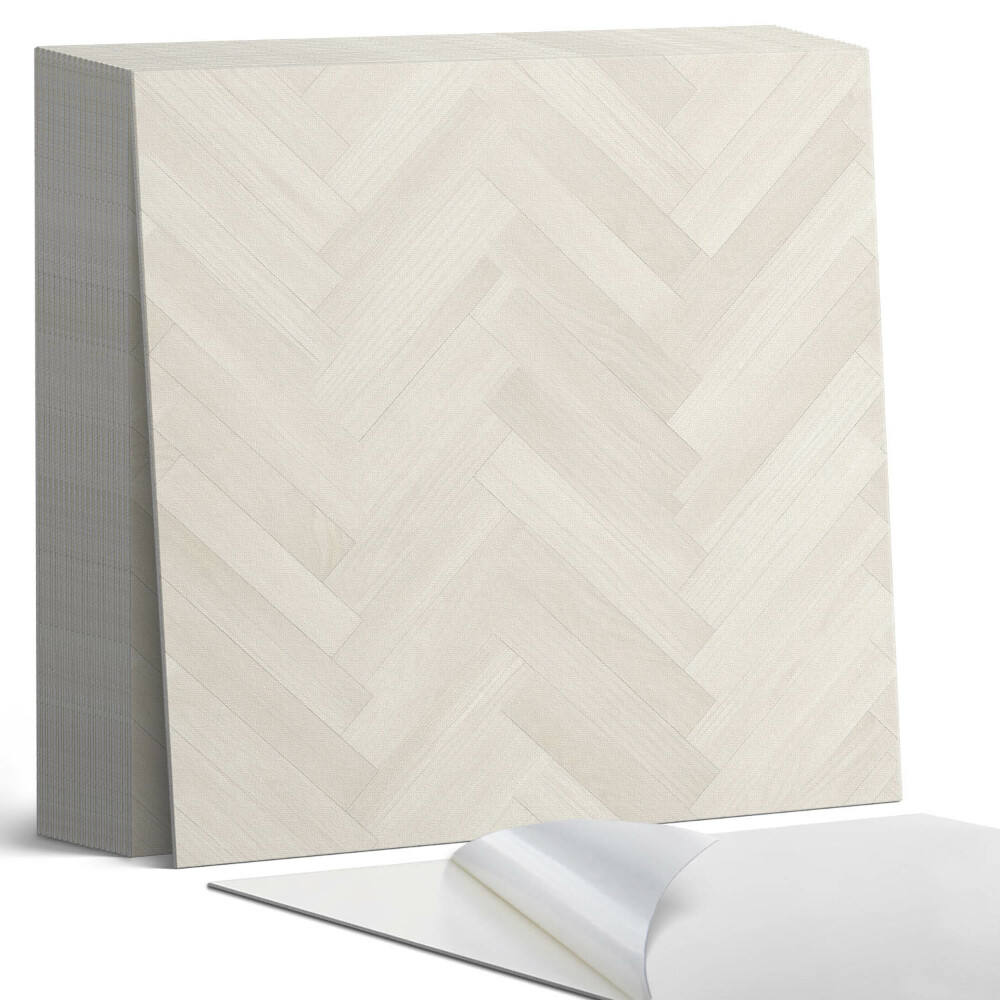 Plăcile de vinil Model herringbone pe lemn