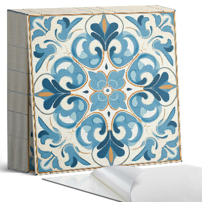 Plăcile de vinil Armonia plantelor în simetrie