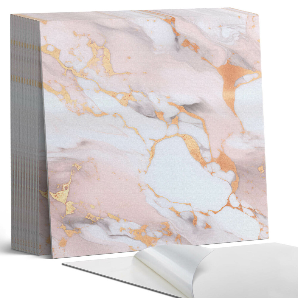 Plăci de vinil autoadezive Motiv de marmură cu detalii